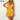 NLW Deep V Neck Yellow Sexy Dress Ruffle Bow